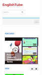 Mobile Screenshot of englishtube.net